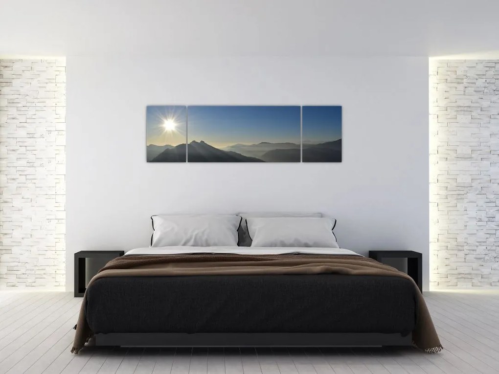 Obraz - Nad szczytami gór (170x50 cm)