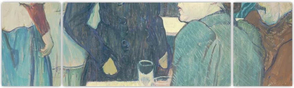 Obraz - Henri de Toulouse-Lautrec, A Corner of the Moulin de la Galette, reprodukcje (170x50 cm)
