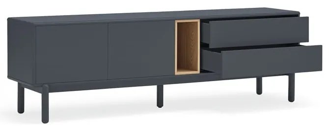 Ciemnoszara szafka pod TV 180x56 cm Corvo – Teulat