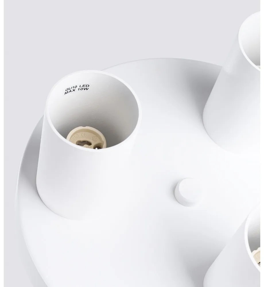 Biała lampa sufitowa Castro – Sollux