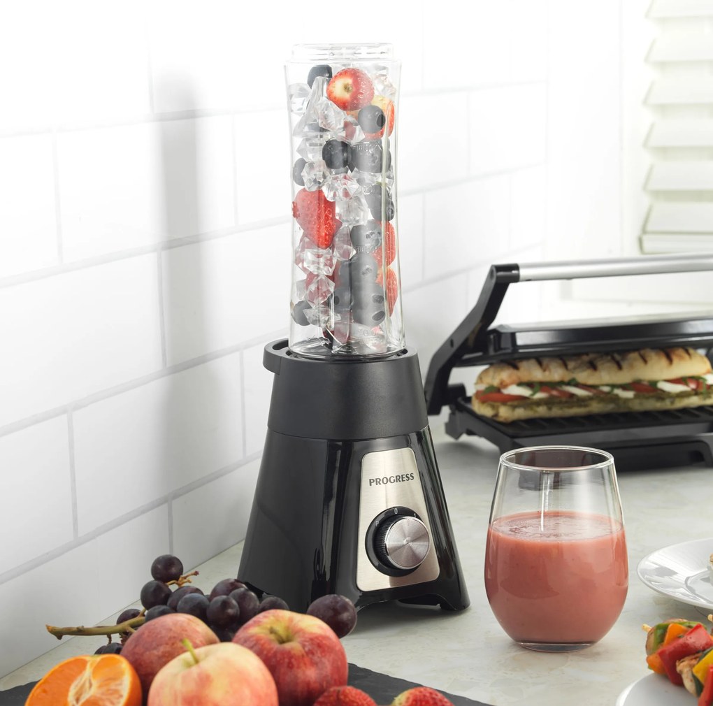 Blender do smoothie shaker Progress 400 W, 2 prędkości, 600 ml