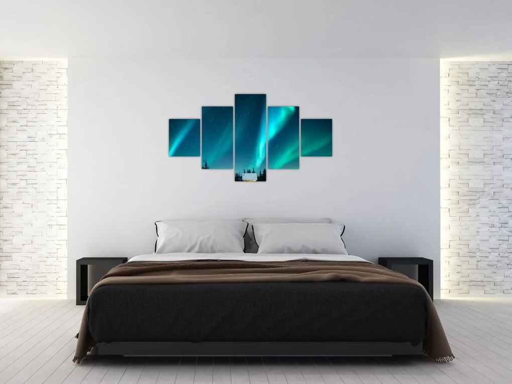 Obraz - Aurora Borealis (125x70 cm)