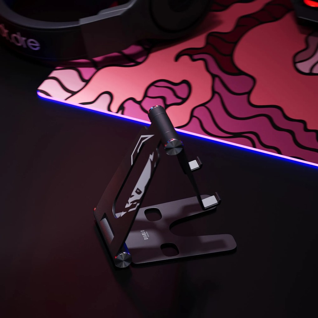 Aluminiowy stojak na telefon na biurko, podstawka pod tablet Diablo X-Dock