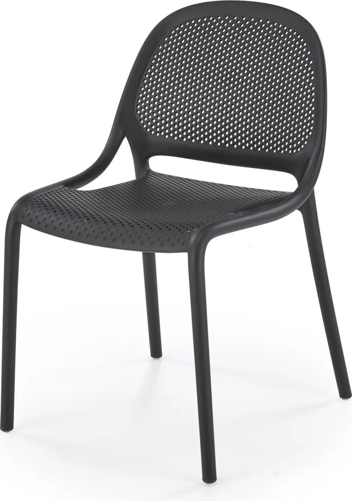 Sztaplowane krzesło kawiarniane K532 Halmar z polipropylenu