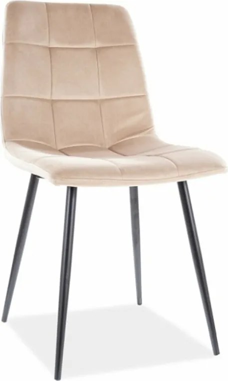 Krzesło MILA VELVET beżowe