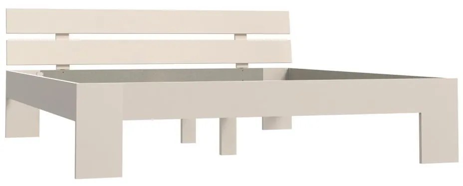 Łóżko dwuosobowe PIROA 180x200 cm beżowe