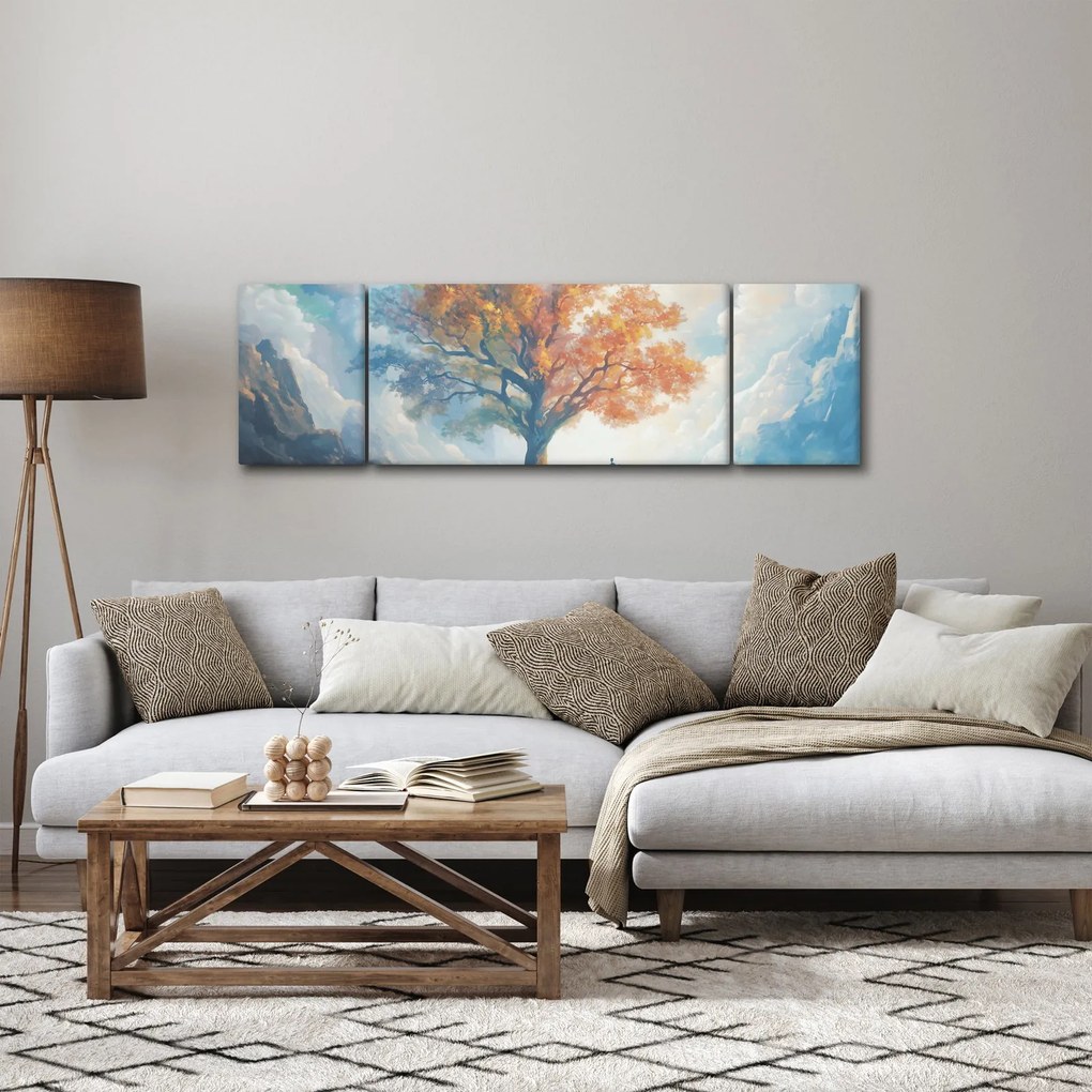 Obraz – Drzewo życia i miłości (170x50 cm)