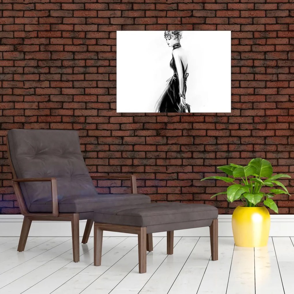 Obraz - Ilustracja mody (70x50 cm)