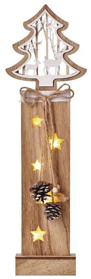 LED Dekoracja bożonarodzeniowa 5xLED/2xAA drzewo