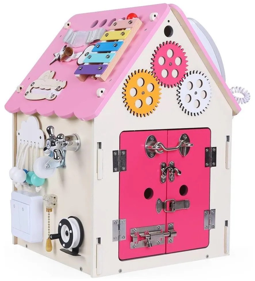 2Kids Toys - Activity board dom różowy