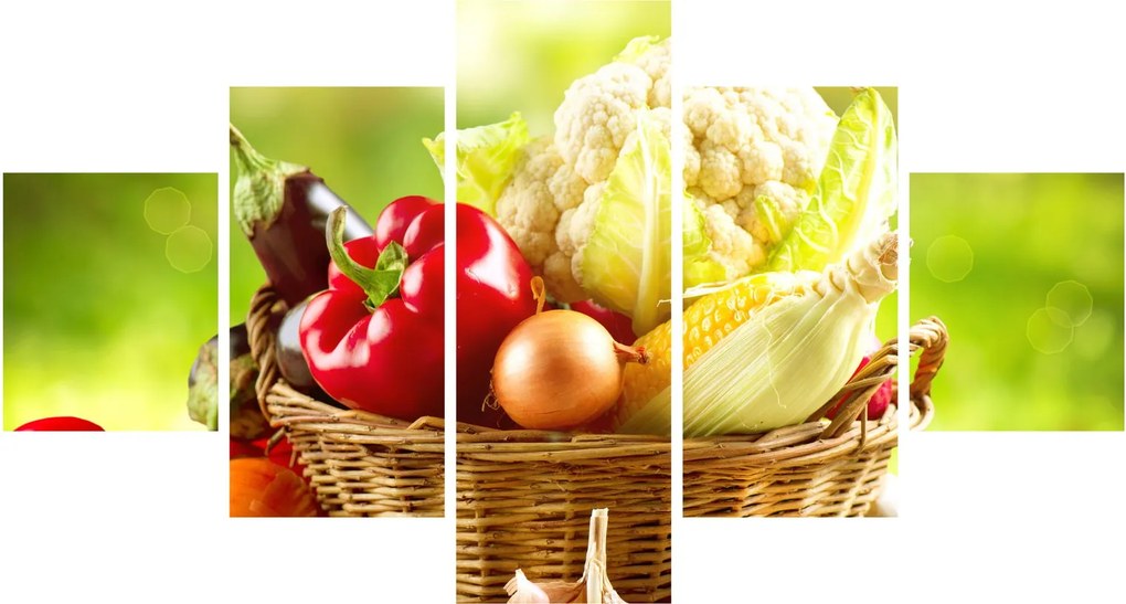 Obraz - Warzywa (125x70 cm)