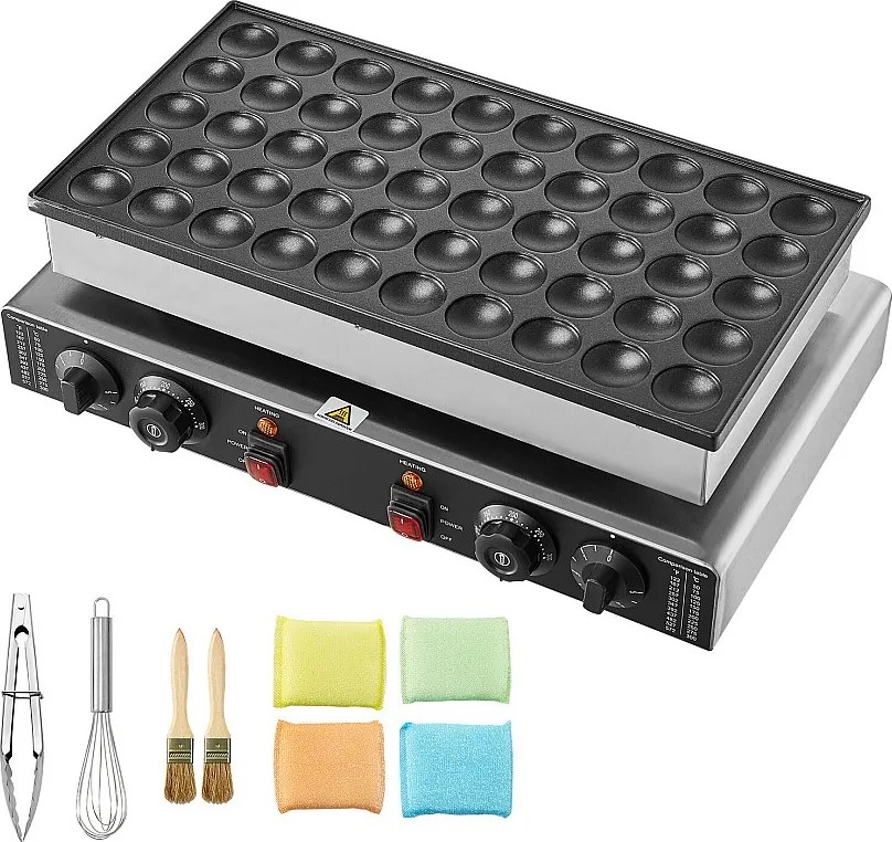 Gofrownica SucceBuy Mini Maszyna do Holenderskich Naleśników 43 mm 1 700 W Komercyjna Maszyna do Dorayaki 50 Sztuk