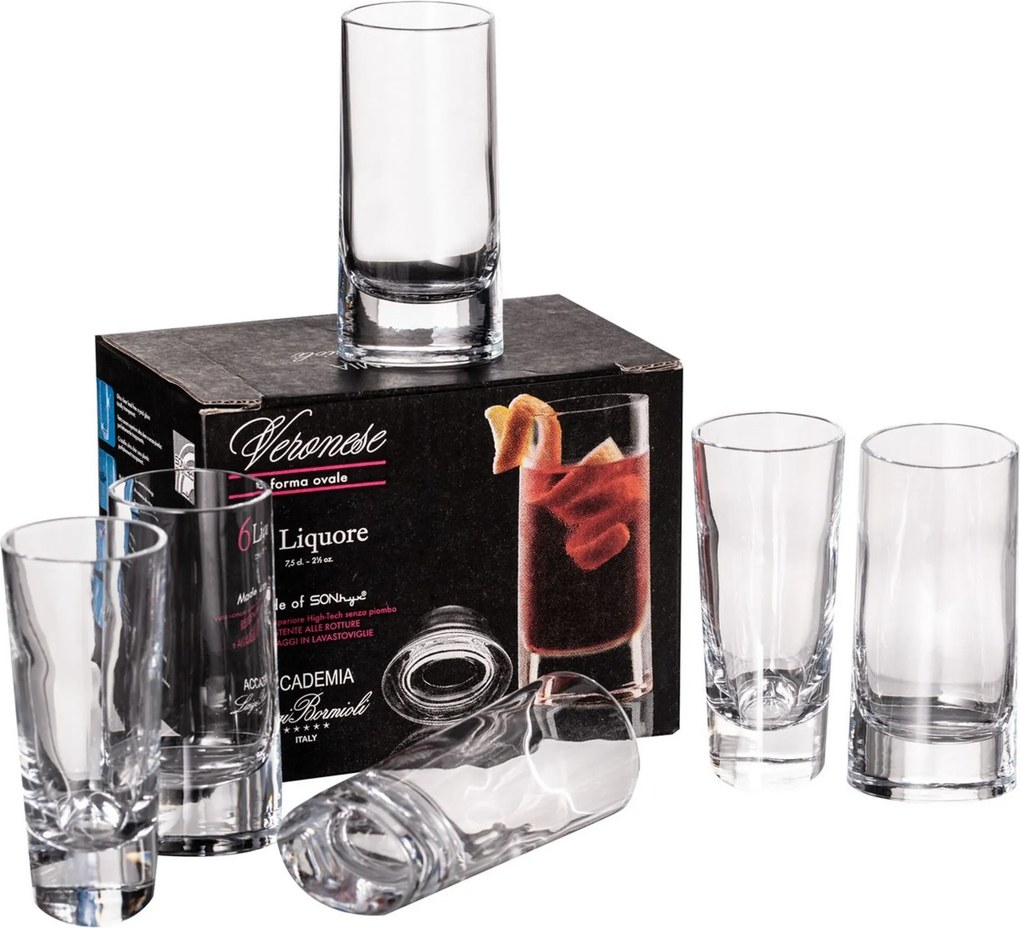 Kieliszki do likieru Arieen 6szt. 75ml