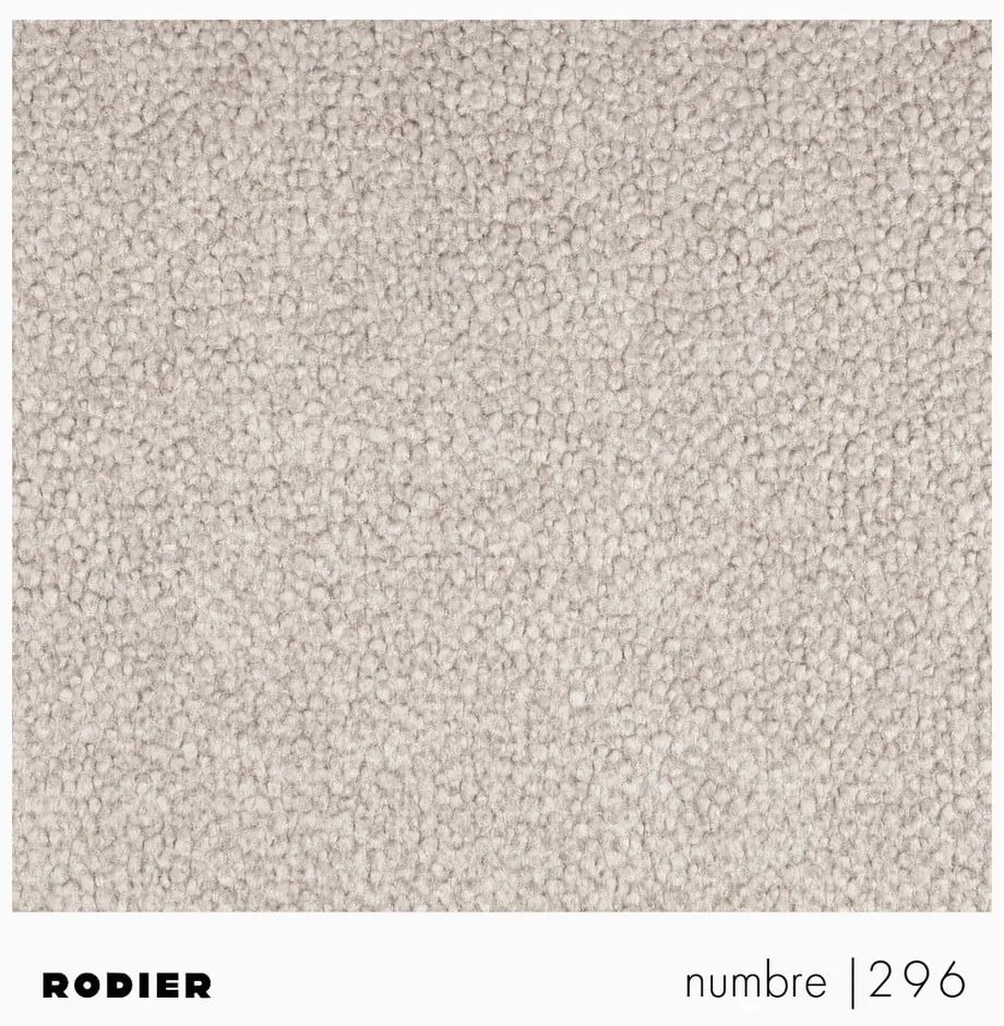 Kremowy podnóżek z materiału bouclé Mirel – Rodier