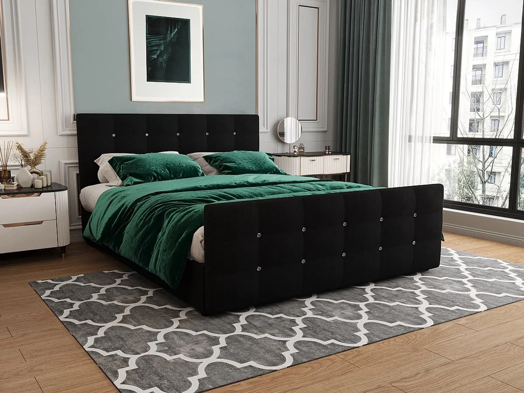 H3/Łóżko kontynentalne KLEO 160x200 Cosmic 100