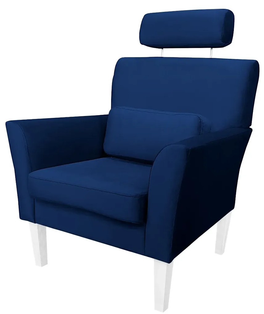 Fotel PIRO MG VELVET granatowy ATOS