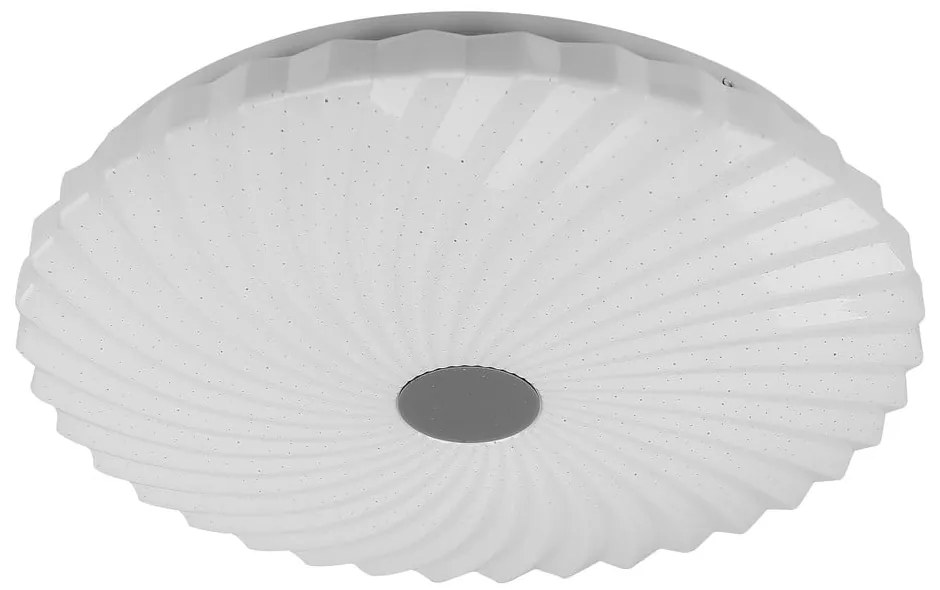 Biała lampa sufitowa LED ze zdalnym sterowaniem i ściemniaczem 38,5x38,5 cm Calipso – Candellux Lighting