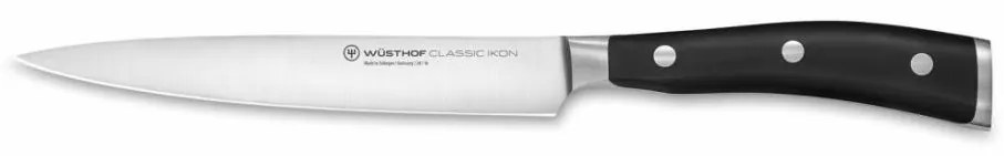 Wüsthof CLASSIC IKON nóż do szynki 16 cm czarny