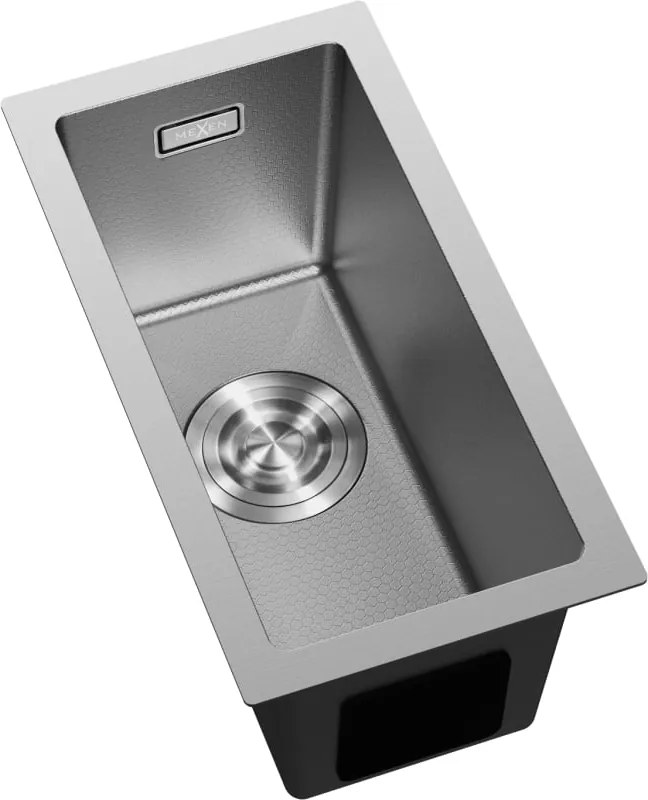 Mexen Trixo zlewozmywak stalowy 1-komorowy 230 x 440 mm, inox HC - 6411221000-01HC