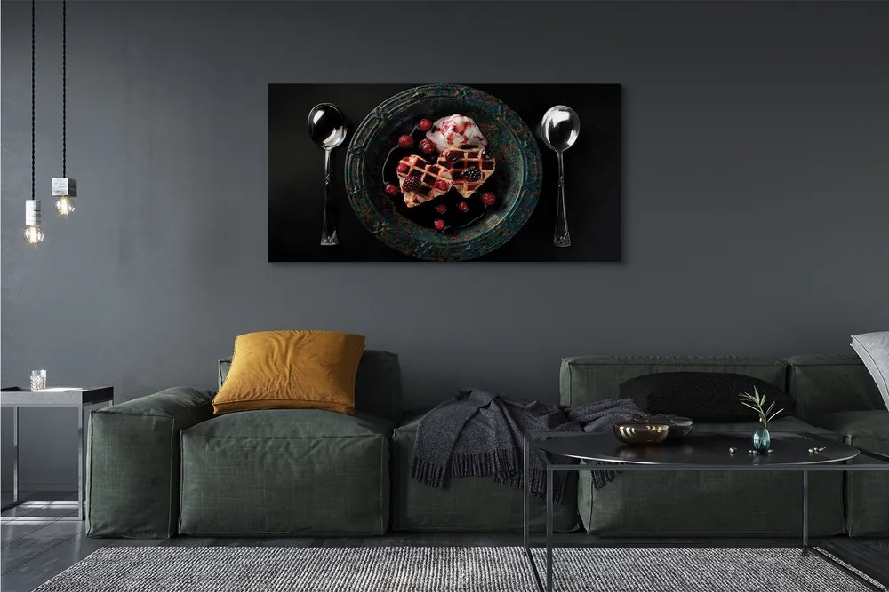 Obraz na płótnie Deser w Kształcie Serca