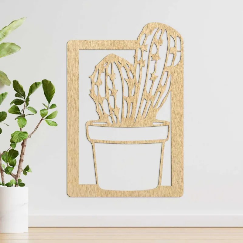 Rzeźbione malowidło ścienne - CACTUS MAGNU | SENTOP