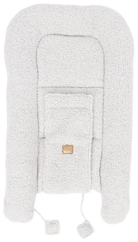 Kokon dla niemowląt w kolorze kości słoniowej 55x83 cm – Meowbaby