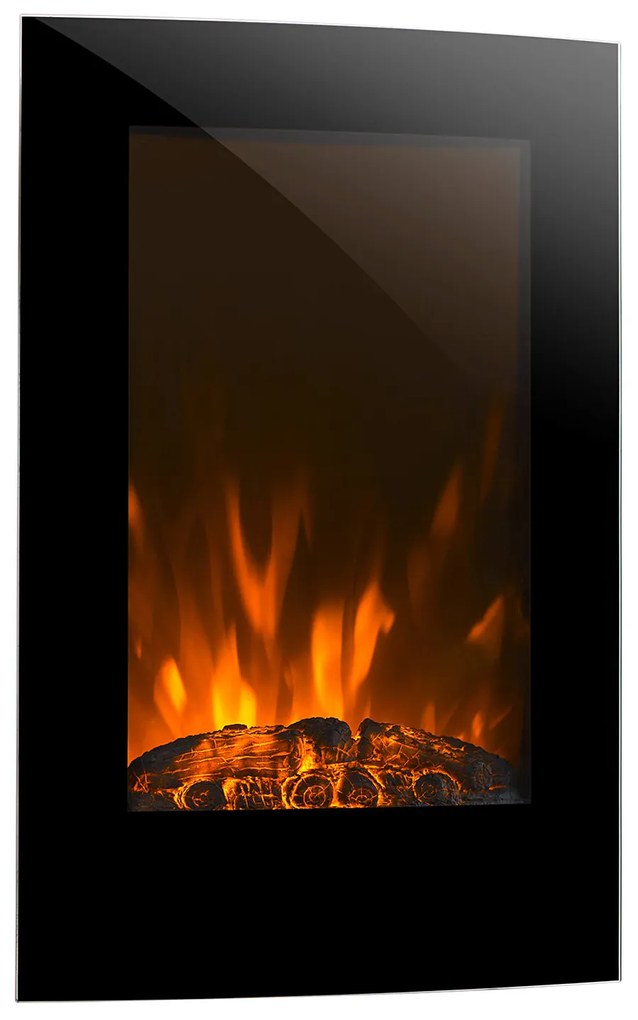 Klarstein Lausanne 2000W 58cm Kominek Elektryczny Naścienny Czarny