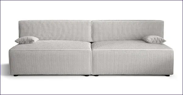 Biała rozkładana sofa - Lider 3X