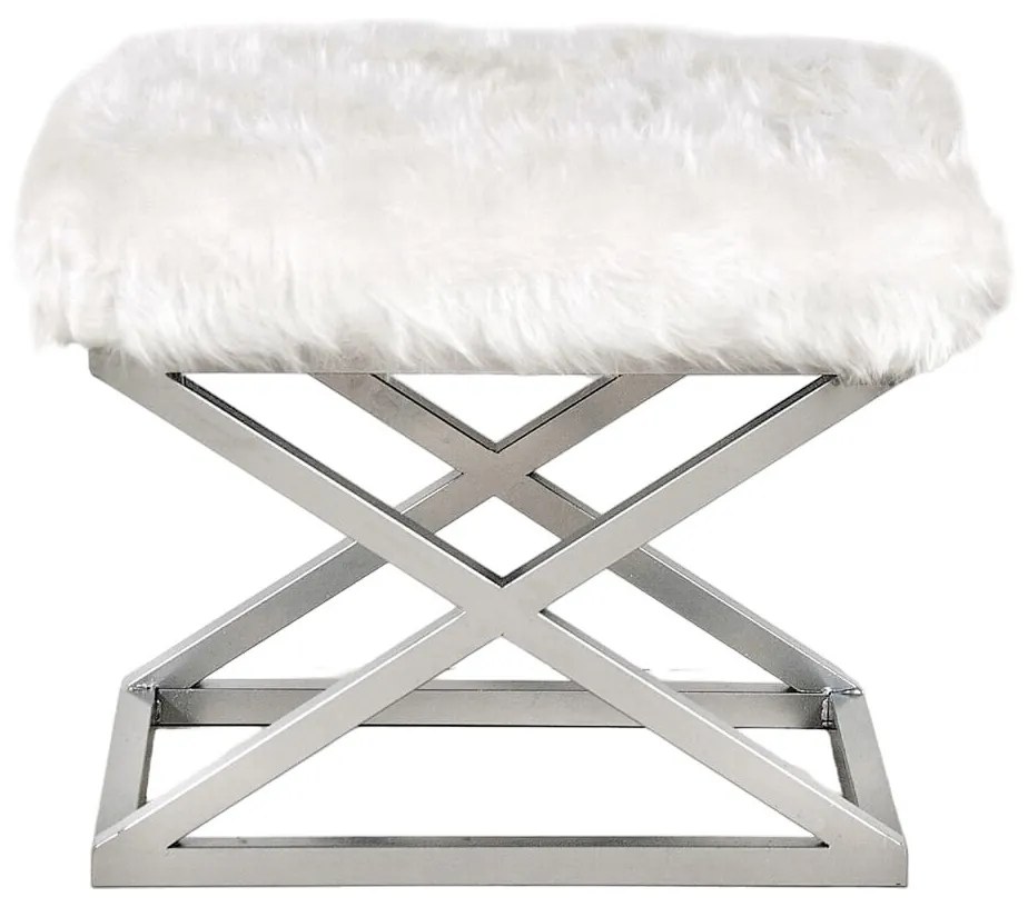 Stołek Capraz Plush White