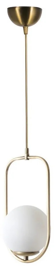 Lampa sufitowa Ahu Tekli Beyaz Camlı EskitmeSarkit, biała