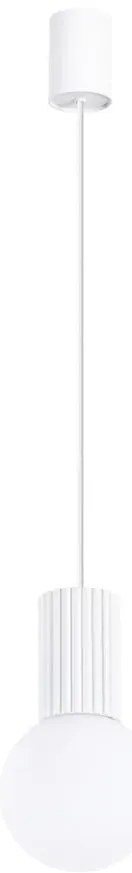 Biała lampa wisząca nad wyspę T1-W38