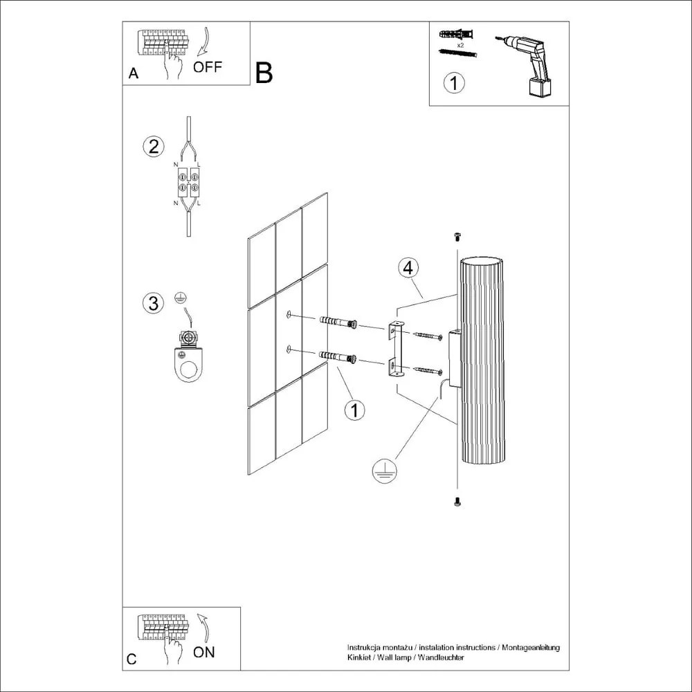 Ceglasty kinkiet Gleam – Nice Lamps