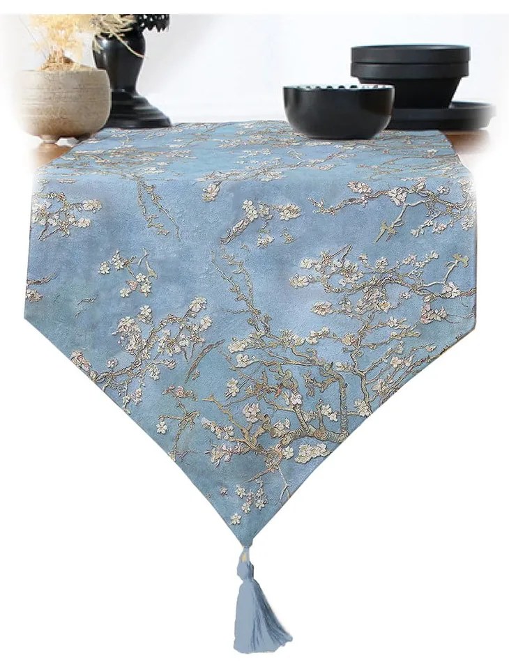 Bieżnik 45x140 cm Blue Spring – Minimalist Cushion Covers