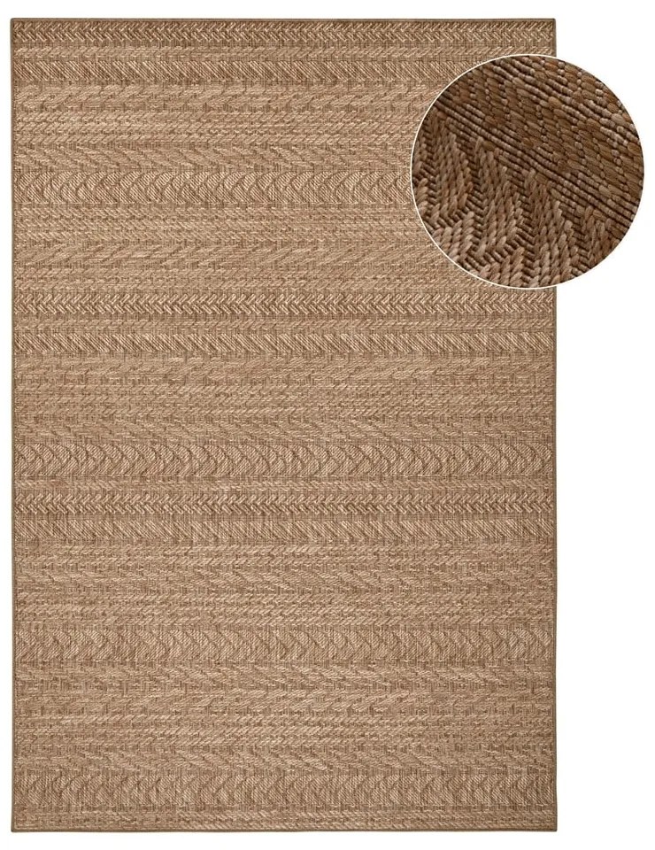 Brązowy dywan zewnętrzny NORTHRUGS Granado, 80x150 cm