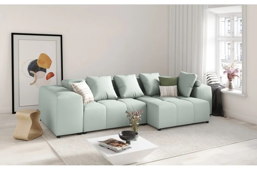 Turkusowe oparcie do sofy modułowej Rome – Cosmopolitan Design