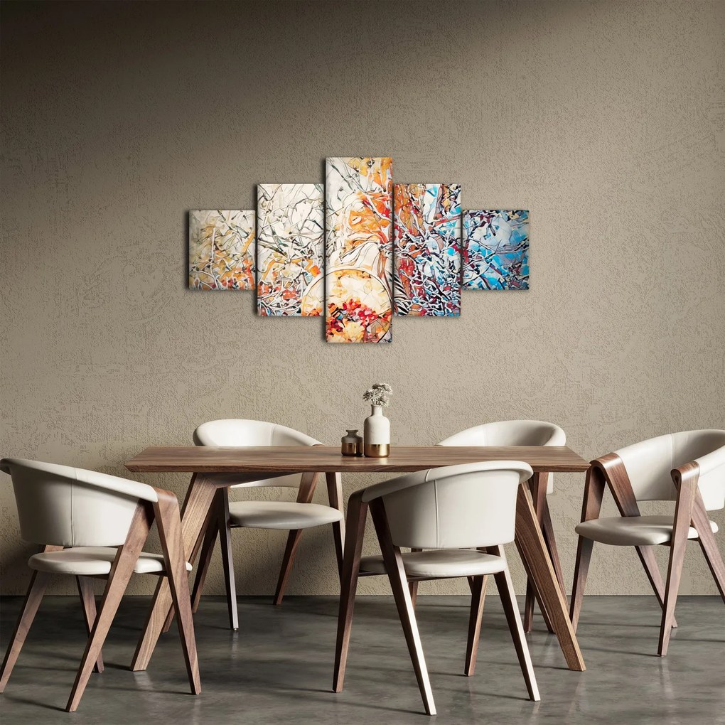 Obraz - Mozaikowa abstrakcja (125x70 cm)