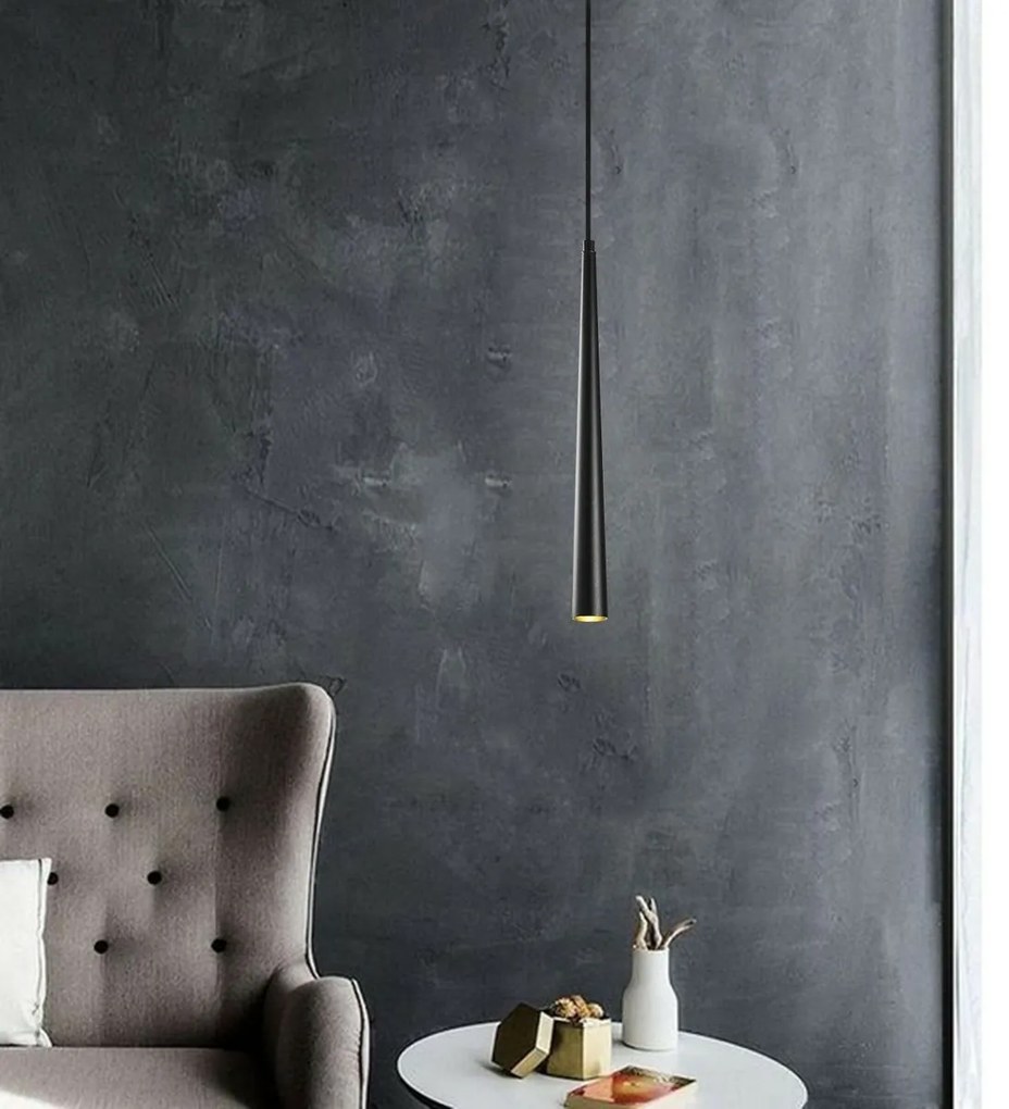 Lampa wisząca Ugur - 6071, czarny