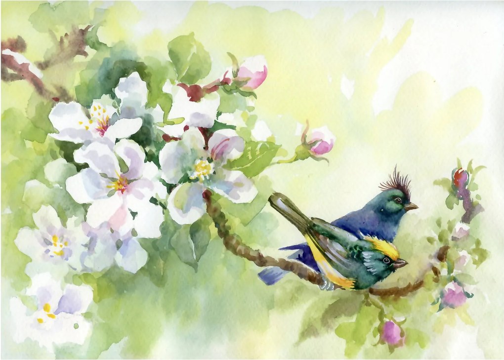 Obraz na szkle - Wiosna (70x50 cm)