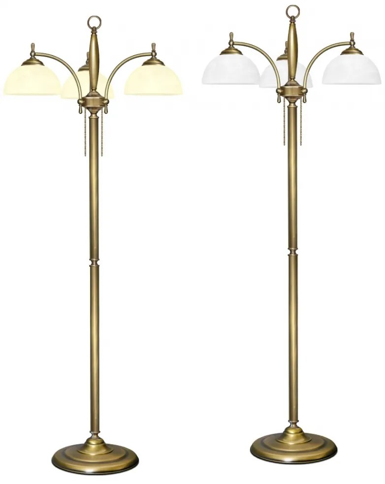 Lampa podłogowa z mosiądzu C-P3
