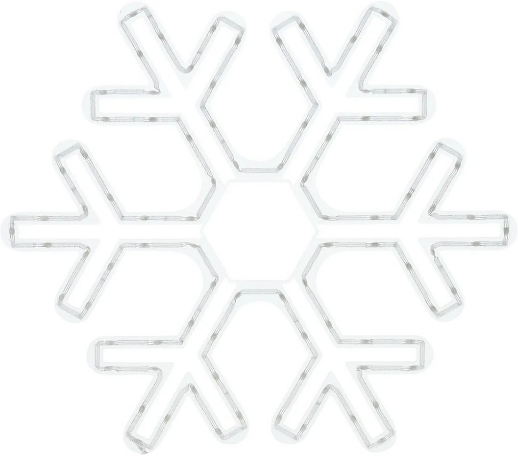 RGB Świąteczna dekoracja LED Colouring snowflake90 LED, 50 x 43 cm