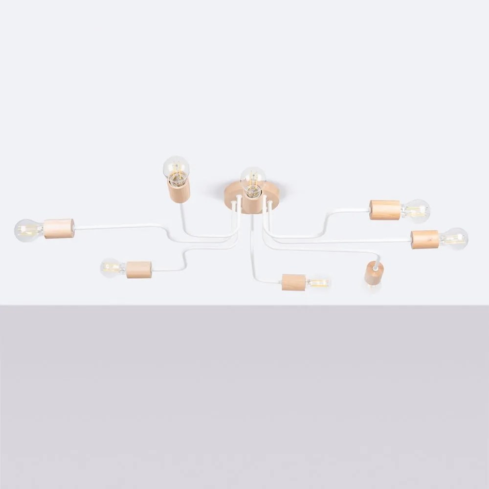 Lampa sufitowa w naturalnym kolorze 60x100 cm Dazzle – Sollux