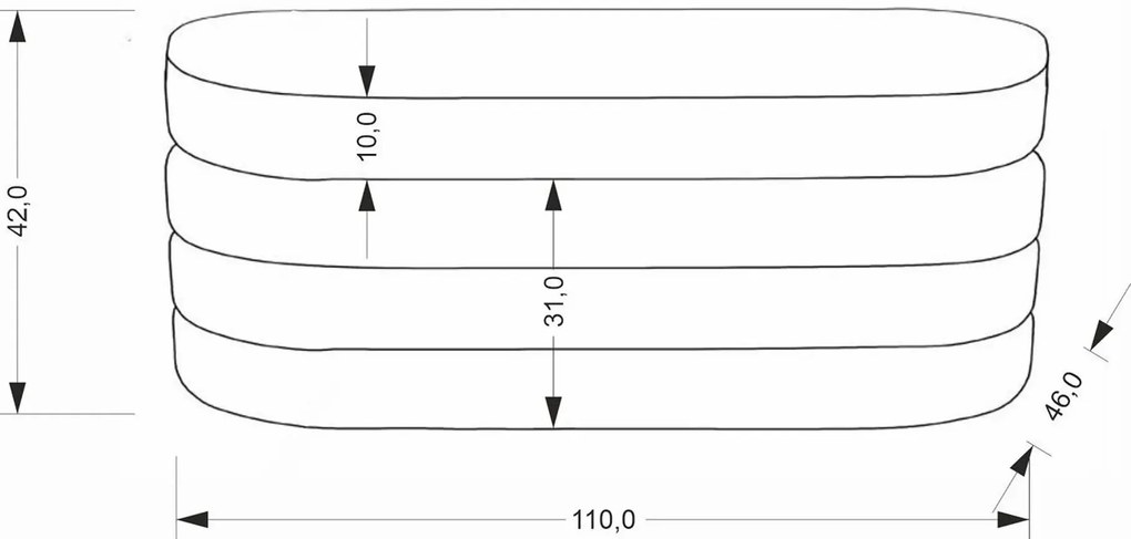Nowoczesna szara pufa ze schowkiem L3-H06