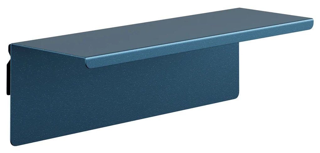 Półka wisząca metalowa granatowa, 400 mm: JOANNE Modern