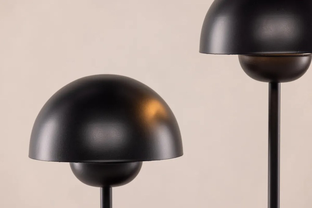Czarna designerska lampa stołowa LYCKORNA