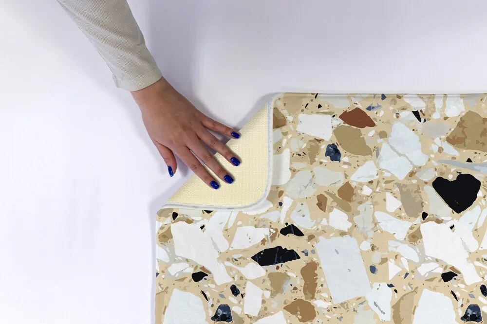 Dywanik antypoślizgowy do łazienki Dywanik antypoślizgowy do łazienki Kolorowa Abstrakcja