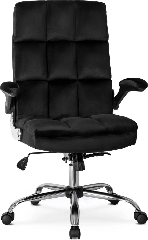 Pikowane krzesło biurowe z weluru London