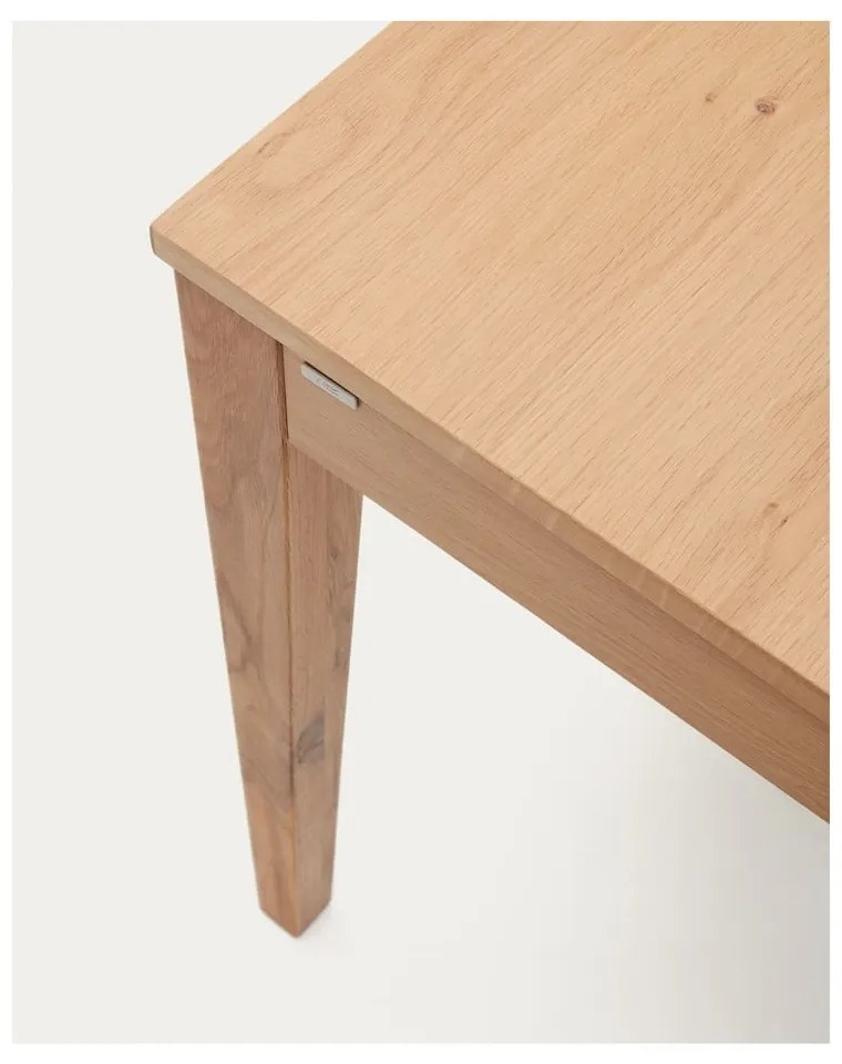 Rozkładany stół z dodatkowym blatem w dekorze dębu 80x120 cm Yain – Kave Home