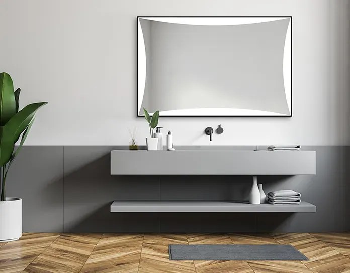 Lustro łazienkowe RENY 120x65 z oświetleniem LED EXCLUSIVE MIRADO