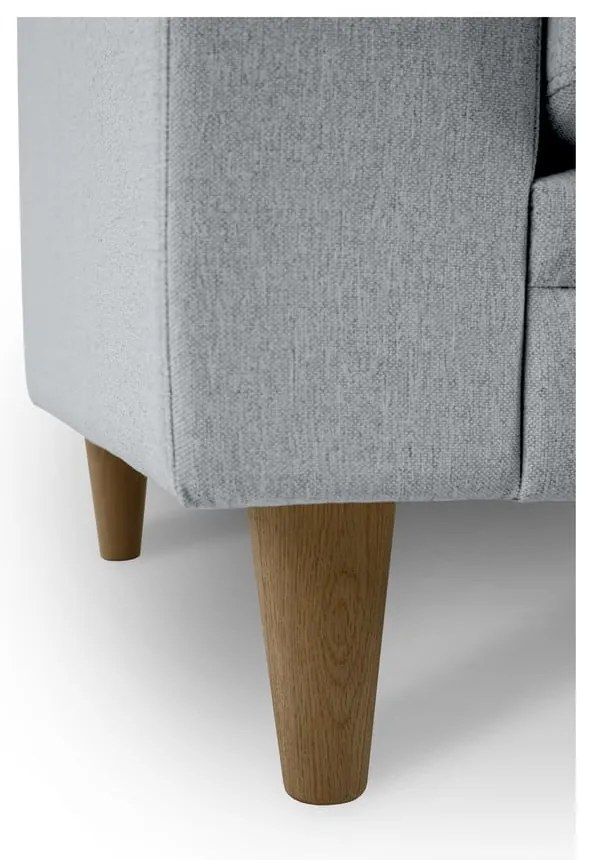 Szara sofa 217 cm Focus – Scandic