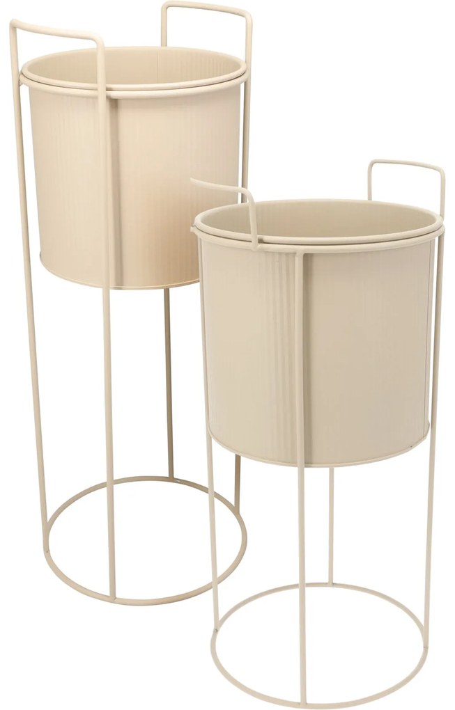 Kwietniki metalowe IDEM, 2 sztuki